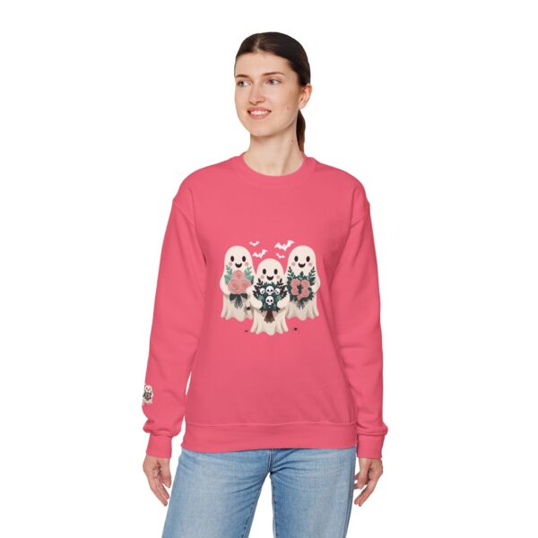 The Spooky-Cute Ghost Gang Sweatshirt: Your Fun Halloween Vibe | Cozy Unisex Crewneck | Comfort Colors Sweatshirt | - Image 8