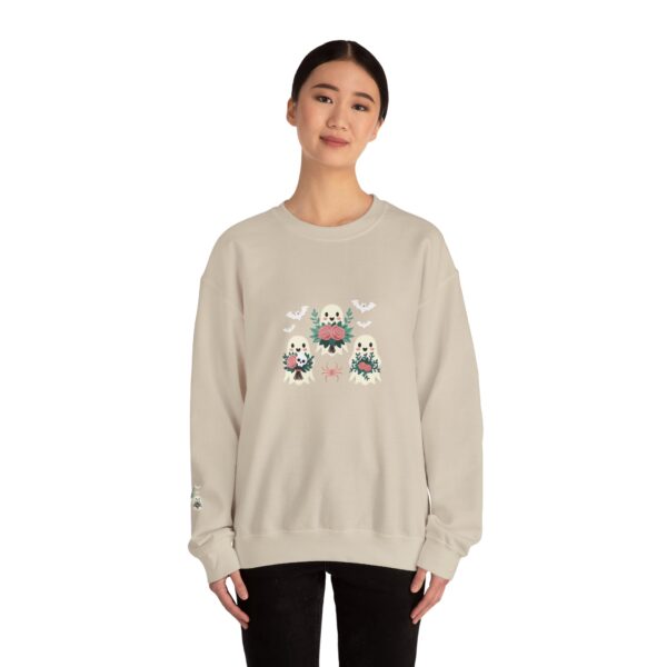 Ghostly Gathering: The Ultimate Cozy Crew for Spooky Season | Comfort Colors Sweatshirt | - Image 26