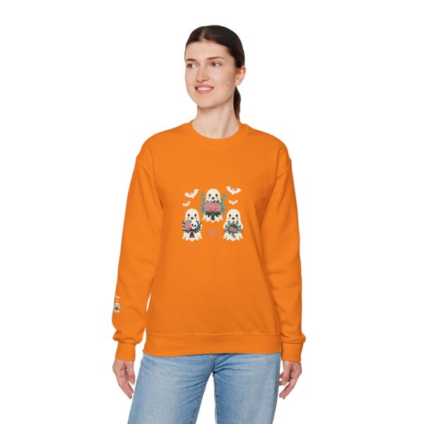Ghostly Gathering: The Ultimate Cozy Crew for Spooky Season | Comfort Colors Sweatshirt | - Image 17