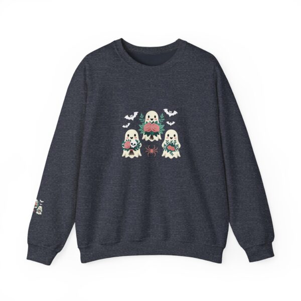 Ghostly Gathering: The Ultimate Cozy Crew for Spooky Season | Comfort Colors Sweatshirt | - Image 32