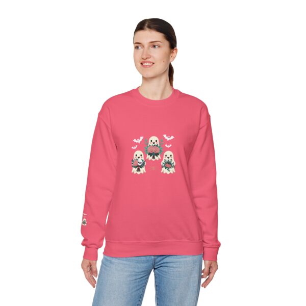 Ghostly Gathering: The Ultimate Cozy Crew for Spooky Season | Comfort Colors Sweatshirt | - Image 12