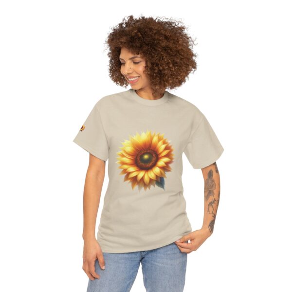 Unisex Sunflower Shirt | Vibrant Yellow Flower Graphic Tee | Nature Gift - Image 2