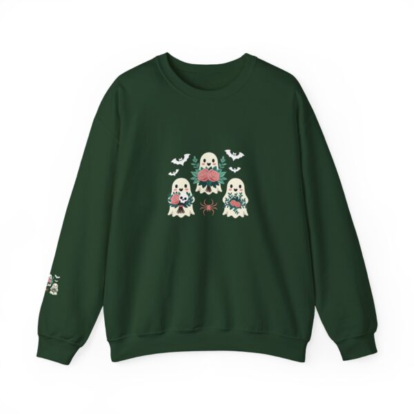 Ghostly Gathering: The Ultimate Cozy Crew for Spooky Season | Comfort Colors Sweatshirt | - Image 28