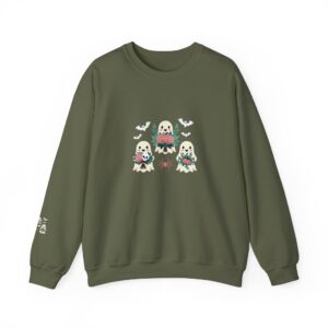 Ghostly Gathering: The Ultimate Cozy Crew for Spooky Season | Comfort Colors Sweatshirt |