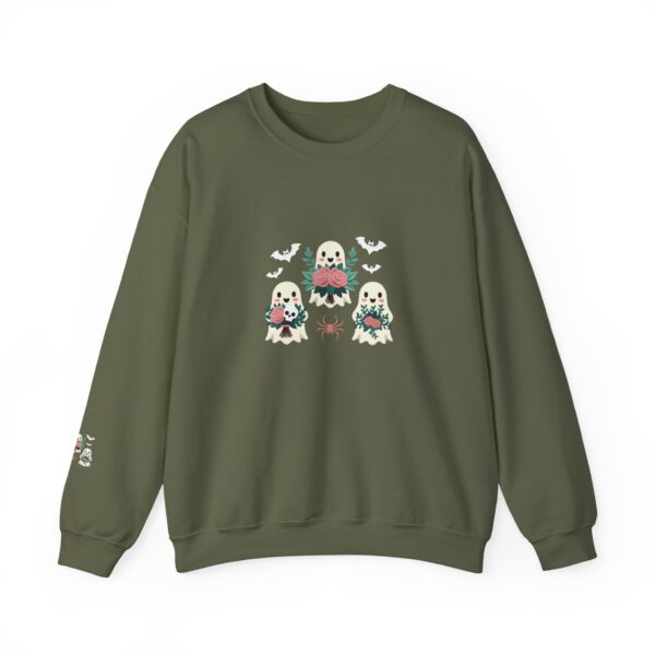 Ghostly Gathering: The Ultimate Cozy Crew for Spooky Season | Comfort Colors Sweatshirt |