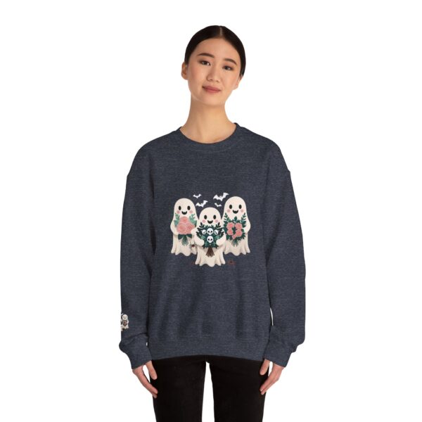 The Spooky-Cute Ghost Gang Sweatshirt: Your Fun Halloween Vibe | Cozy Unisex Crewneck | Comfort Colors Sweatshirt | - Image 34