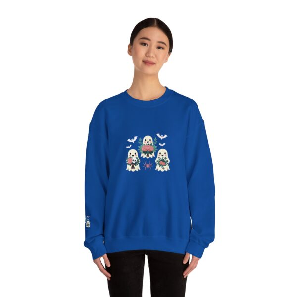 Ghostly Gathering: The Ultimate Cozy Crew for Spooky Season | Comfort Colors Sweatshirt | - Image 41