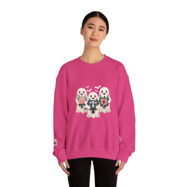 The Spooky-Cute Ghost Gang Sweatshirt: Your Fun Halloween Vibe | Cozy Unisex Crewneck | Comfort Colors Sweatshirt | - Image 52