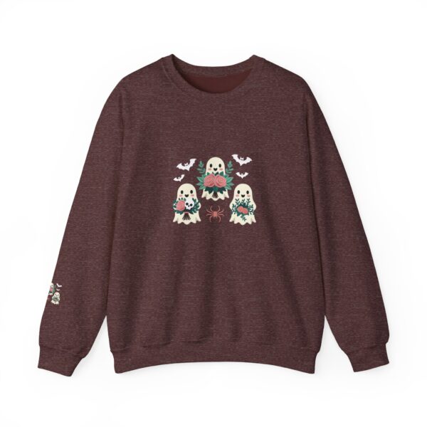 Ghostly Gathering: The Ultimate Cozy Crew for Spooky Season | Comfort Colors Sweatshirt | - Image 47