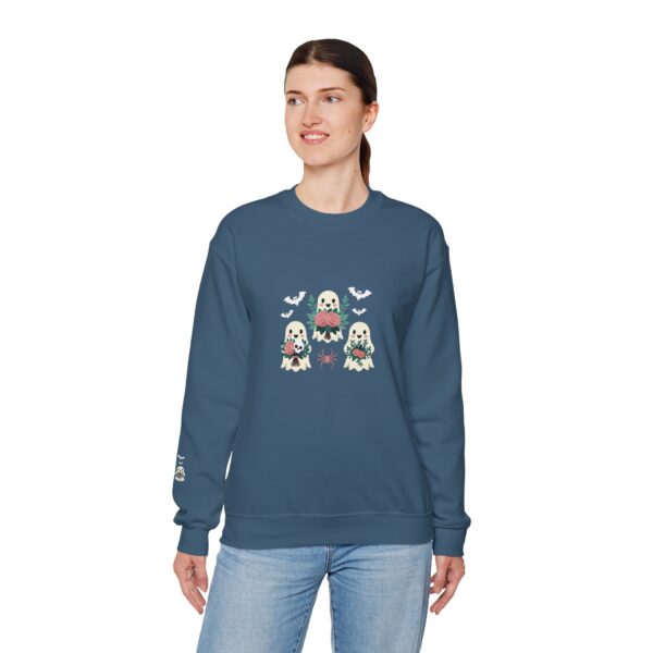 Ghostly Gathering: The Ultimate Cozy Crew for Spooky Season | Comfort Colors Sweatshirt | - Image 21