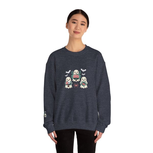 Ghostly Gathering: The Ultimate Cozy Crew for Spooky Season | Comfort Colors Sweatshirt | - Image 34