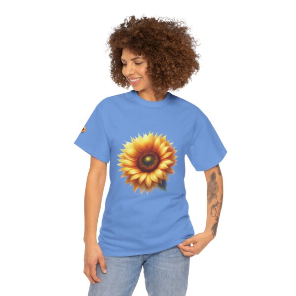 Unisex Sunflower Shirt | Vibrant Yellow Flower Graphic Tee | Nature Gift - Image 6
