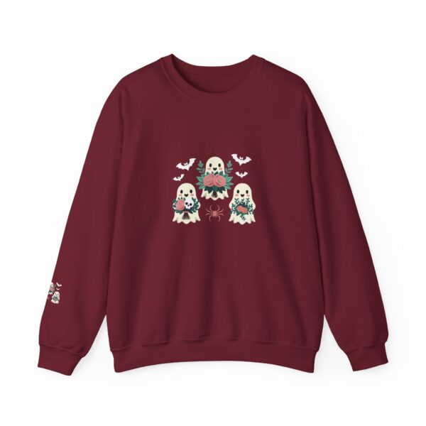 Ghostly Gathering: The Ultimate Cozy Crew for Spooky Season | Comfort Colors Sweatshirt | - Image 58