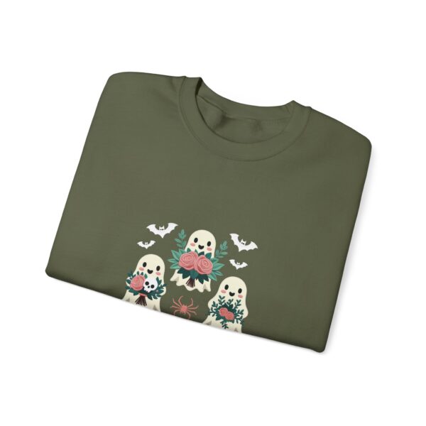 Ghostly Gathering: The Ultimate Cozy Crew for Spooky Season | Comfort Colors Sweatshirt | - Image 2