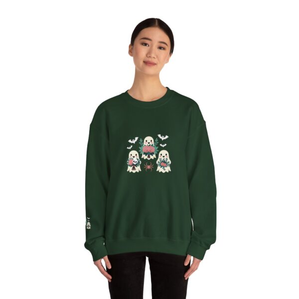 Ghostly Gathering: The Ultimate Cozy Crew for Spooky Season | Comfort Colors Sweatshirt | - Image 30