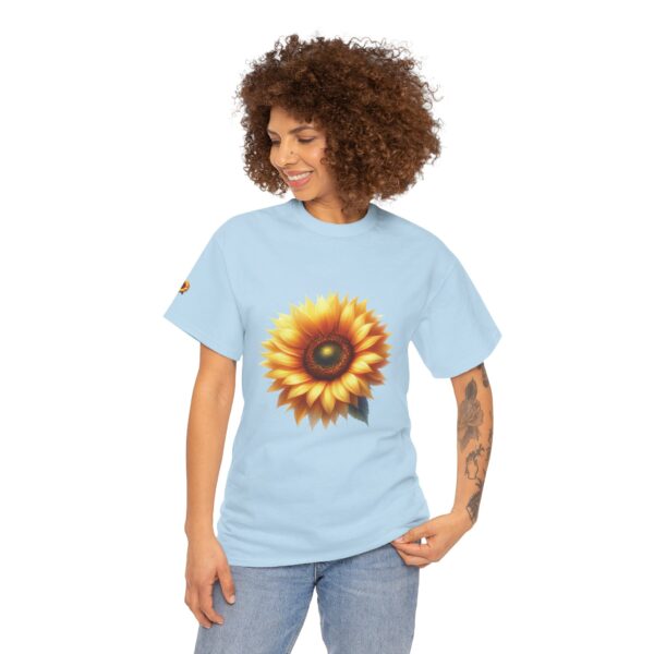 Unisex Sunflower Shirt | Vibrant Yellow Flower Graphic Tee | Nature Gift - Image 5
