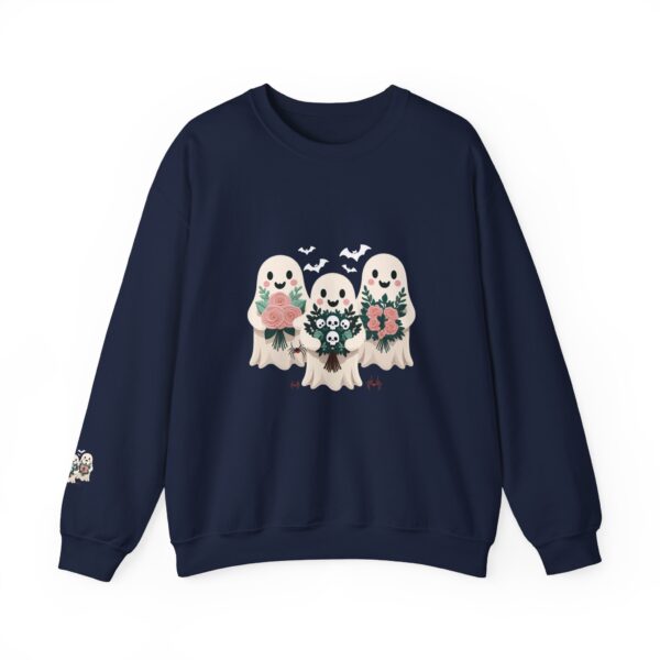 The Spooky-Cute Ghost Gang Sweatshirt: Your Fun Halloween Vibe | Cozy Unisex Crewneck | Comfort Colors Sweatshirt | - Image 43