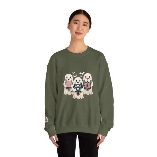 The Spooky-Cute Ghost Gang Sweatshirt: Your Fun Halloween Vibe | Cozy Unisex Crewneck | Comfort Colors Sweatshirt | - Image 26