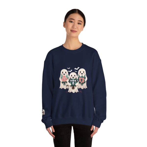 The Spooky-Cute Ghost Gang Sweatshirt: Your Fun Halloween Vibe | Cozy Unisex Crewneck | Comfort Colors Sweatshirt | - Image 45