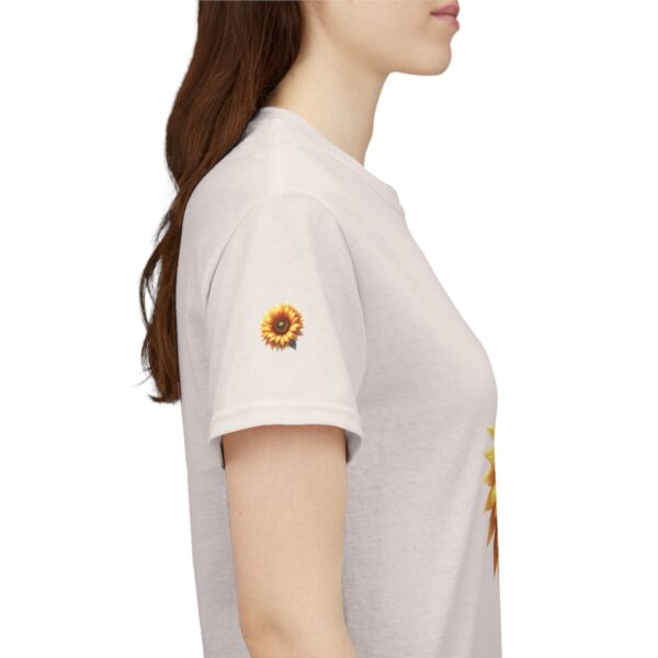 Unisex Sunflower Shirt | Vibrant Yellow Flower Graphic Tee | Nature Gift - Image 9