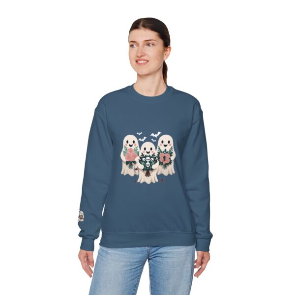 The Spooky-Cute Ghost Gang Sweatshirt: Your Fun Halloween Vibe | Cozy Unisex Crewneck | Comfort Colors Sweatshirt | - Image 17