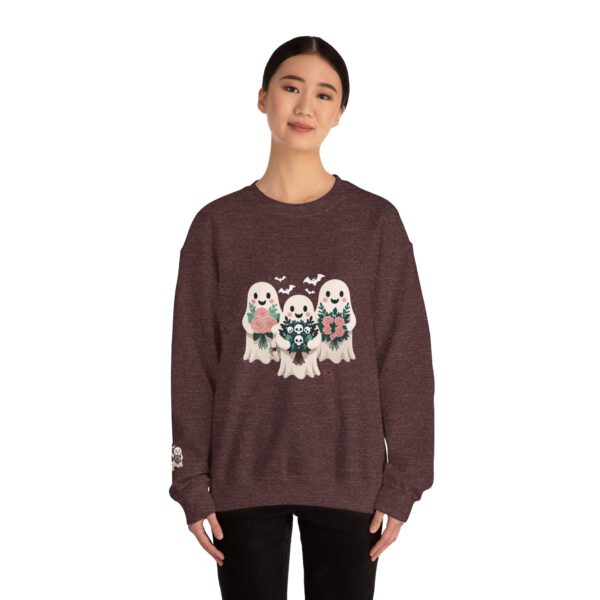 The Spooky-Cute Ghost Gang Sweatshirt: Your Fun Halloween Vibe | Cozy Unisex Crewneck | Comfort Colors Sweatshirt | - Image 49