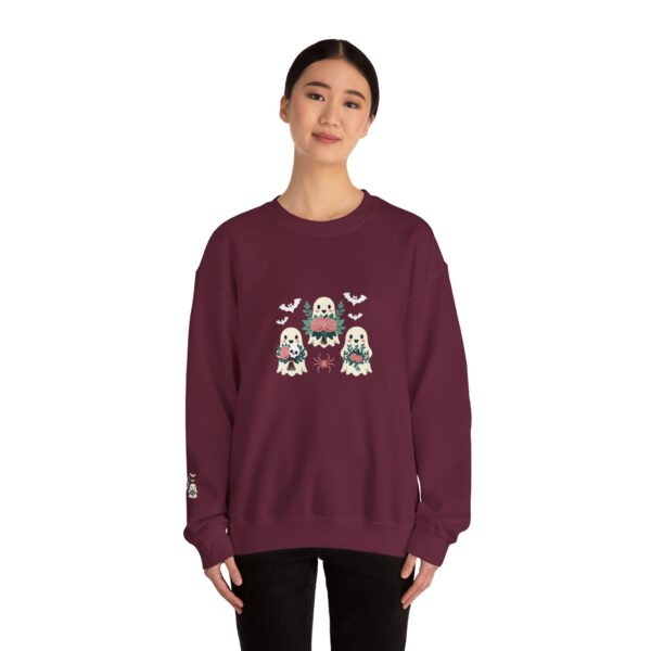 Ghostly Gathering: The Ultimate Cozy Crew for Spooky Season | Comfort Colors Sweatshirt | - Image 7