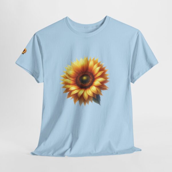 Unisex Sunflower Shirt | Vibrant Yellow Flower Graphic Tee | Nature Gift - Image 4