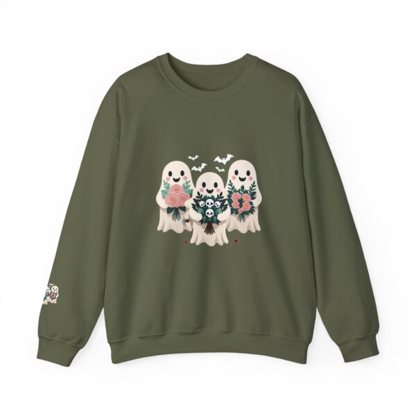 The Spooky-Cute Ghost Gang Sweatshirt: Your Fun Halloween Vibe | Cozy Unisex Crewneck | Comfort Colors Sweatshirt | - Image 24