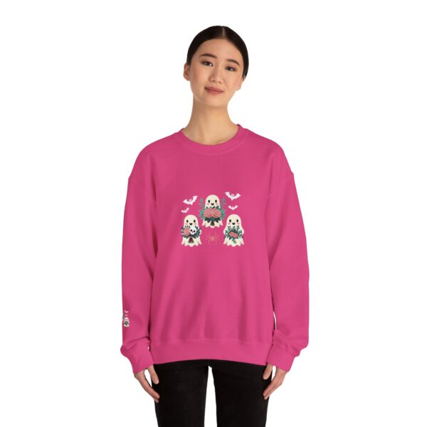 Ghostly Gathering: The Ultimate Cozy Crew for Spooky Season | Comfort Colors Sweatshirt | - Image 52