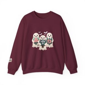 The Spooky-Cute Ghost Gang Sweatshirt: Your Fun Halloween Vibe | Cozy Unisex Crewneck | Comfort Colors Sweatshirt |
